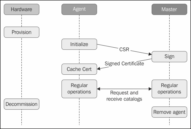 The agent's life cycle