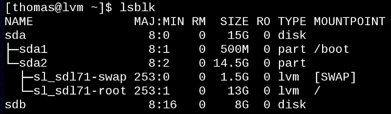 Logical volume manager