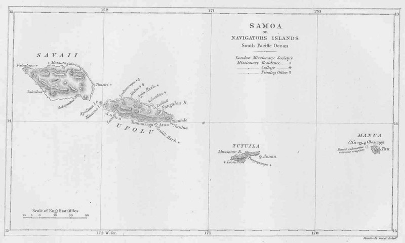 Map of Samoa