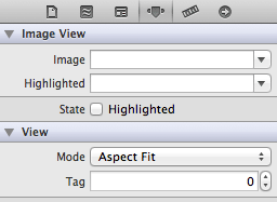 Image view attributes