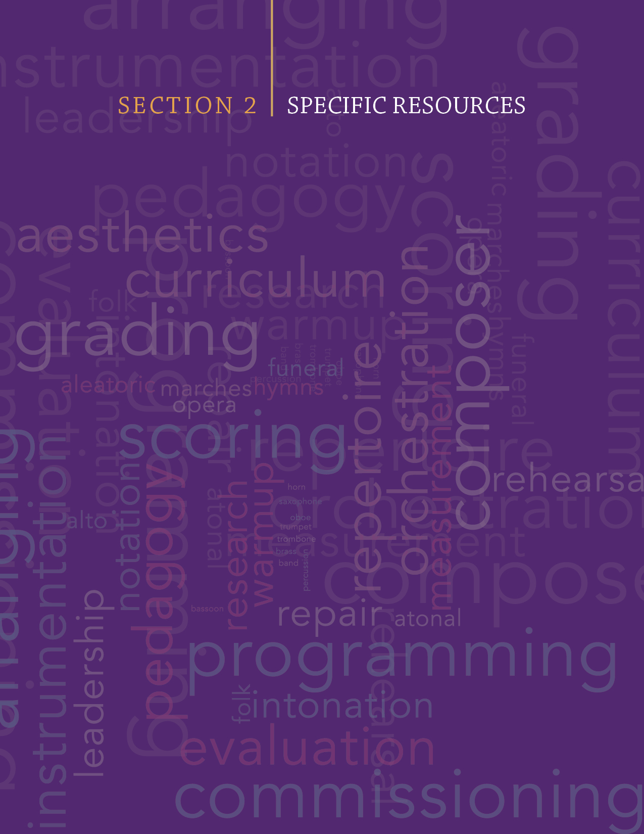 Section 2 Specific Resources