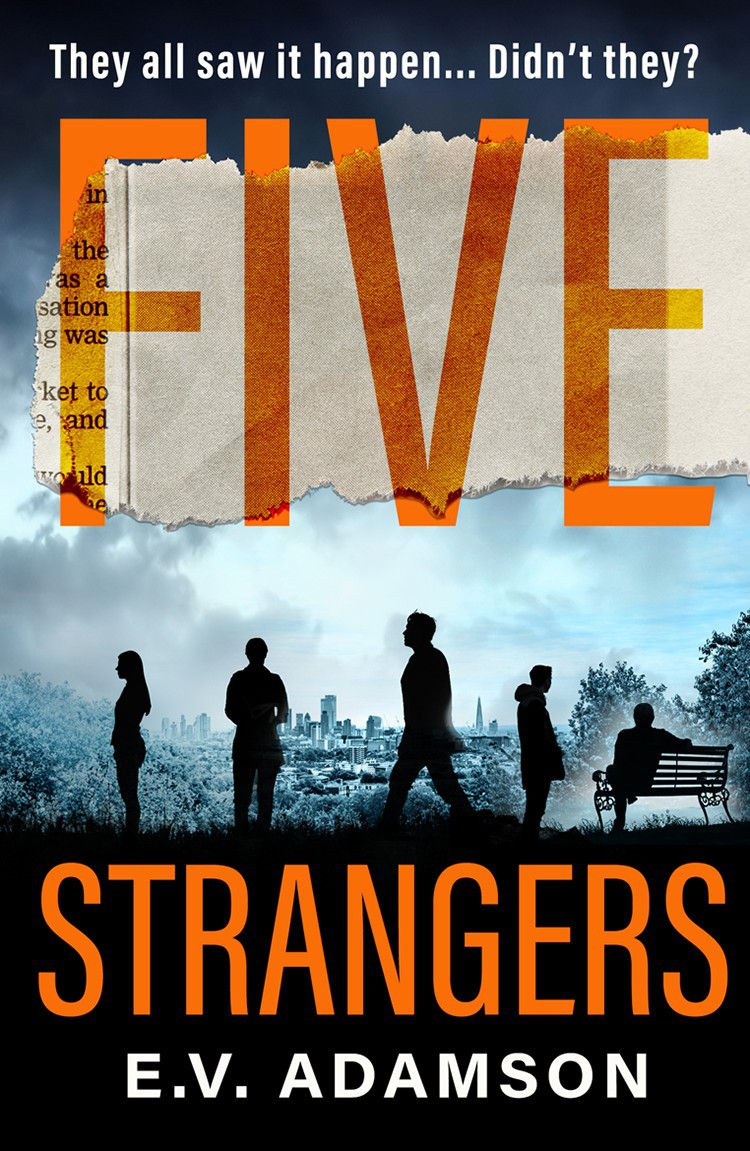 Cover image: Five Strangers by E.V. Adamson