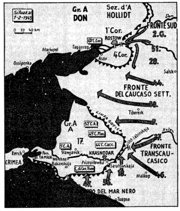 Al riparo della Linea Gotica si radunano cinque corpi d’armata tedeschi. Stalin tenta con sei armate di sfondare lo schieramento difensivo tedesco