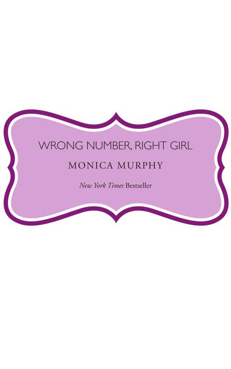 Wrong Number, Right Girl by Monica Murphy