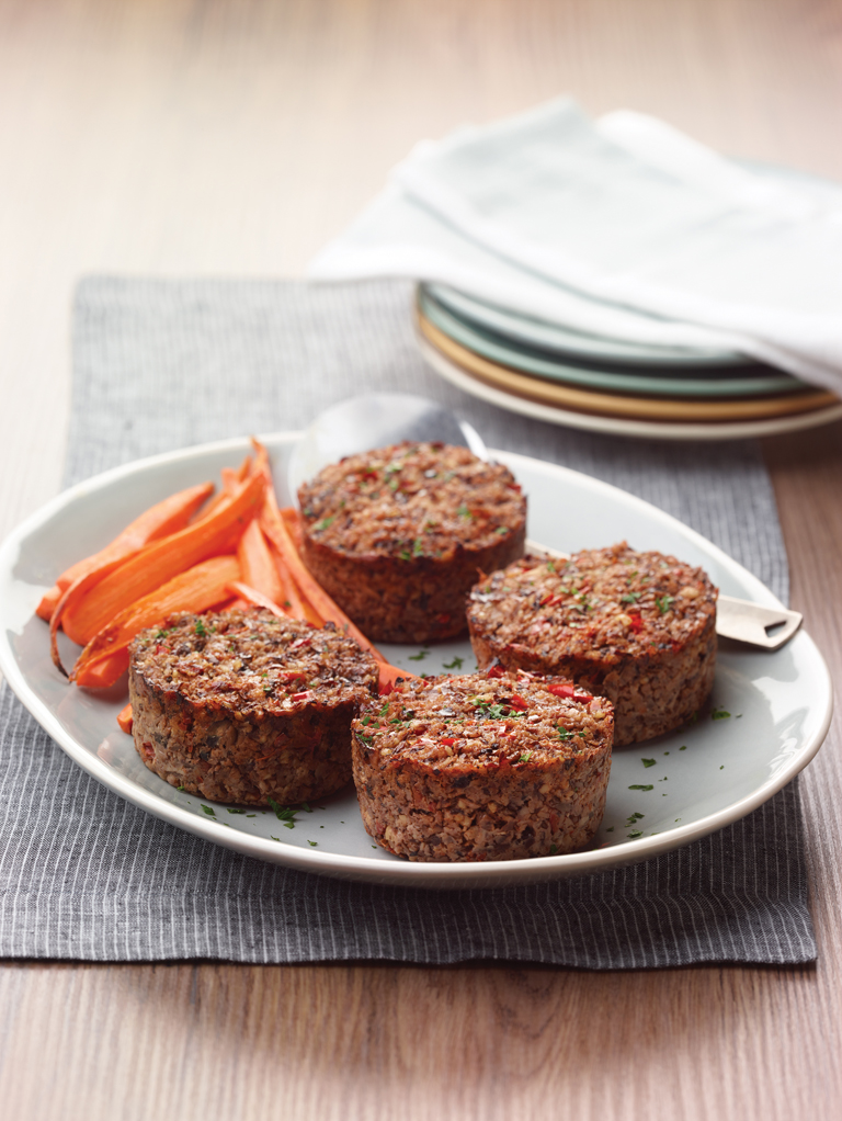 Mushroom and Walnut Meat Loaf