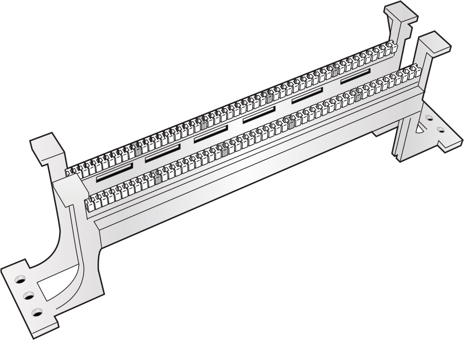 A figure of a 110 block is shown.