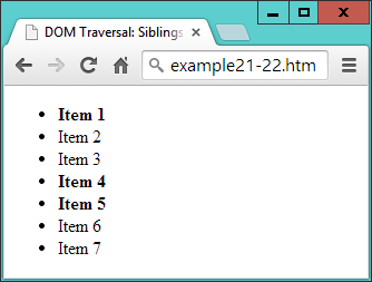 Selecting sibling elements