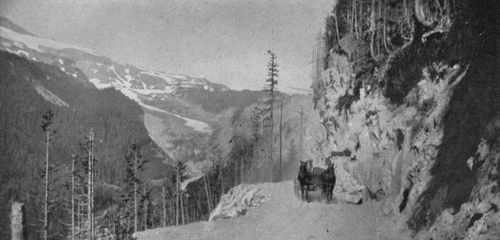 The road a mile above the bridge.