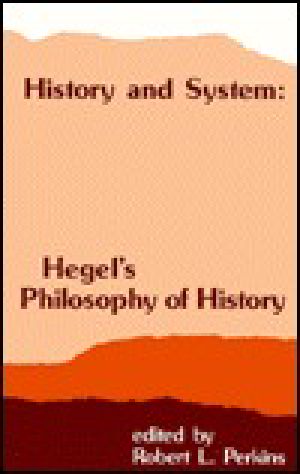 History and System · Hegel's Philosophy of History