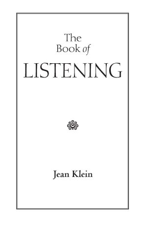 The Book of Listening