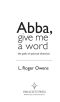 Abba, Give Me a Word