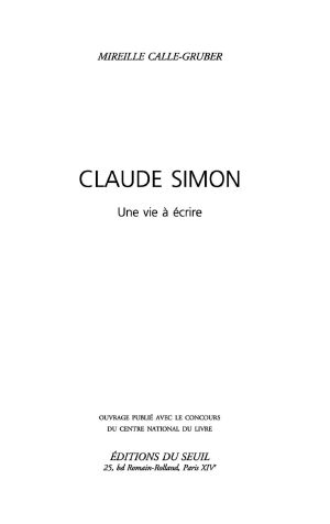 Claude Simon