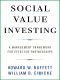 Social Value Investing · A Management Framework for Effective Partnerships, A Management Framework for Effective Partnerships