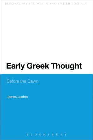 Early Greek Thought