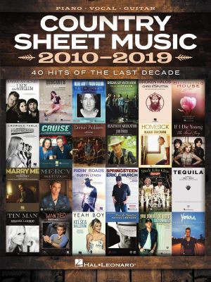 Country Sheet Music 2010-2019