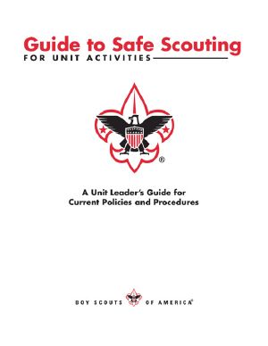 Guide to Safe Scouting for Unit Activities