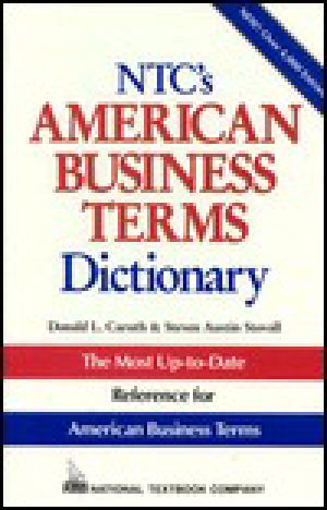 Ntc's American Business Terms Dictionary