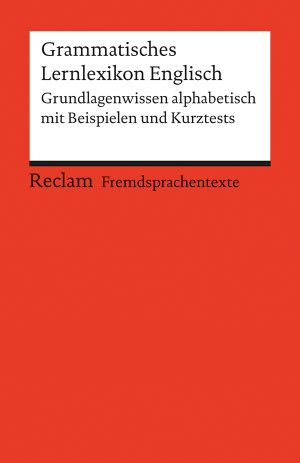 Grammatisches Lernlexikon Englisch