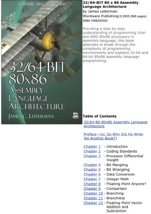 32/64-BIT 80 X 86 Assembly Language Architecture @Spy