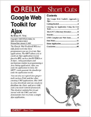 Google Web Toolkit for Ajax