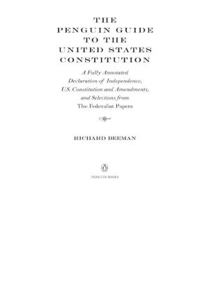 Penguin Guide to the United States Constitution · A Fully Annotated Declaration of Independence