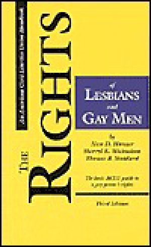 The Rights of Lesbians and Gay Men · 3rd Edition · The Basic ACLU Guide to a Gay Person's Rights