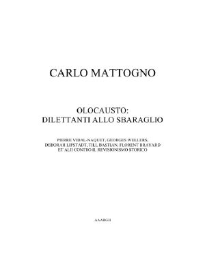 Olocausto: Dilettanti allo sbaraglio