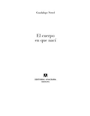 El Cuerpo en Que Nací