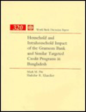 Household and Intrahousehold Impact of the Grameen Bank and Similar Targeted Credit Programs in Bangladesh