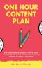 The One Hour Content Plan · the Solopreneur’s Guide to a Year’s Worth of Blog Post Ideas in 60 Minutes and Creating Content That Hooks and Sells