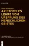 Franz Brentano · Aristoteles Lehre vom Ursprung des menschlichen Geistes