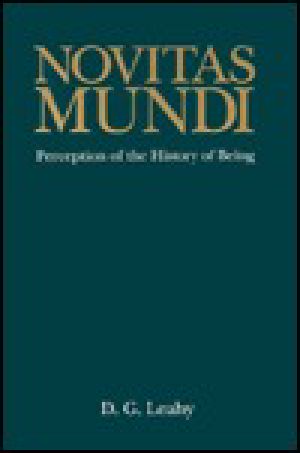 Novitas Mundi · Perception of the History of Being