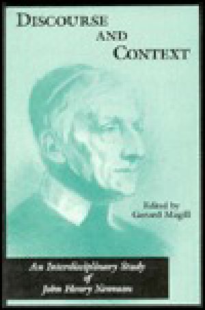 Discourse and Context · an Interdisciplinary Study of John Henry Newman