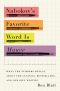 Nabokov's Favorite Word Is Mauve