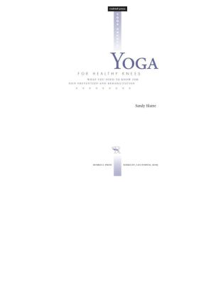Yoga for Healthy Knees