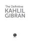 The Definitive Kahlil Gibran