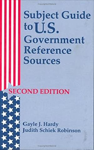 Subject Guide to U.S. Government Reference Sources