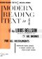 Modern Reading Text in 4/4 for All Instruments