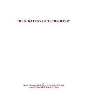 The Strategy of Technology