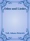 Oden und Lieder