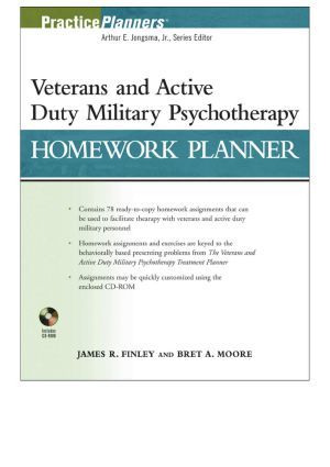 Veterans and Active Duty Military Psychotherapy Homework Planner