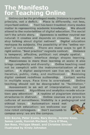 The Manifesto for Teaching Online