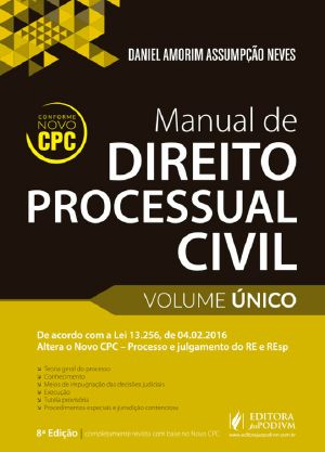 Manual De Direito Processual Civil - 8ª Edição 2016