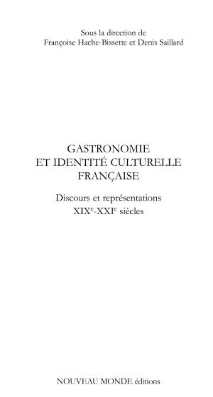 Gastronomie Et Identité Culturelle Française