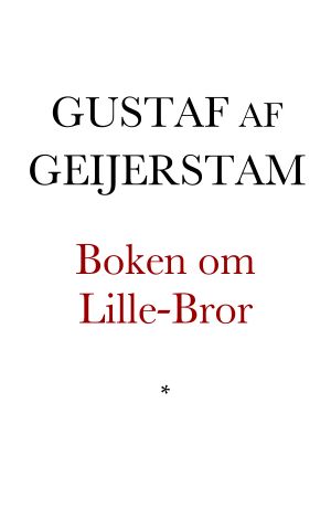 Boken om Lille-Bror. Ett äktenskaps roman