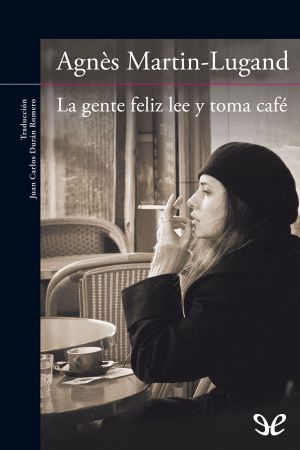 La gente feliz lee y toma café