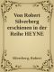 Von Robert Silverberg erschienen in der Reihe HEYNE SCIENCE FICTION & FANTASY: