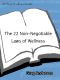 The 22 Non-Negotiable Laws of Wellness