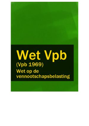 Wet Op De Vennootschapsbelasting