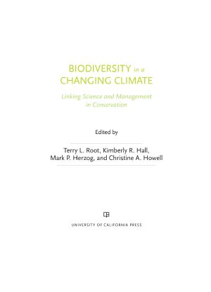 Biodiversity in a Changing Climate